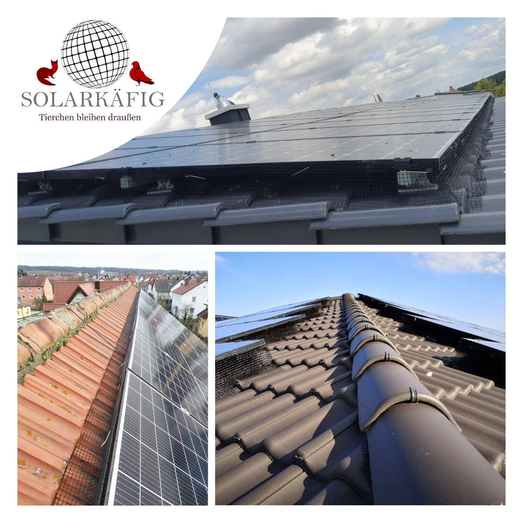 Solarkäfig 25cm x 30 Meter VERZINKT