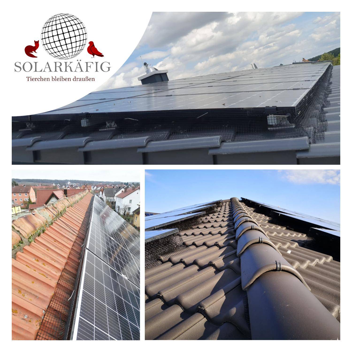 Solarkäfig 25cm x 30 Meter VERZINKT